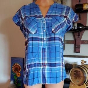 GAP plaid flannel shirt
